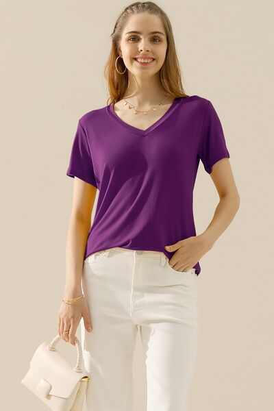 V-Neck Short Sleeve T-Shirt